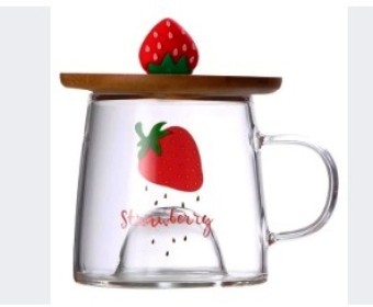 223075 CANECA 280ML PIRES BAMBU MORANGO VDR