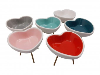 HD01628 PORTA OBJETOS CORACAO C/PE