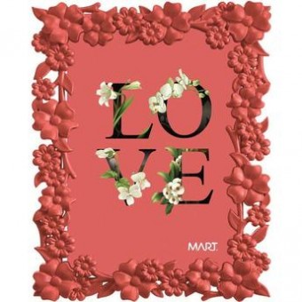 5512 - PORTA-RETRATO VERMELHO - 13X18