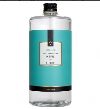 REFIL VIA AROMA 1LT AGUA PERF. CLASSICA BREEZE