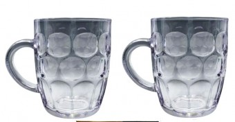 CK2938CONJUNTO 2 CANECAS CHOPP VD 400ML