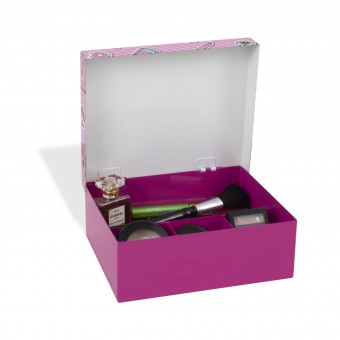 RB01.3108.BRI CAIXA DE ACO P/MAQUIAGENS AMO MAKE