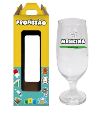 6136757 taça hannover 300ml + cx - profissão medicina