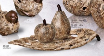 02-068 CENTRO DE MESA FOLHA VE