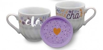8673211 XICARA DE CHA C/  PIRES MAIS CHA