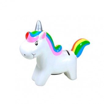 MG-0215 ENFEITE DE CERAMICA UNICORNIO COLOR