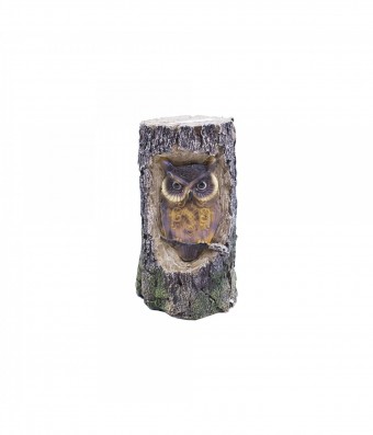 M109001-QE ENFEITE DE RESINA DE PLASTICO EM FORMA DE CORUJA