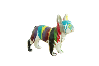 DL-226 ESTATUETA COLORIDA CACHORRO