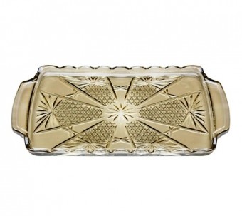 27940 TRAVESSA CRISTAL PRINCESS CHAMPANHE 35X21 CM