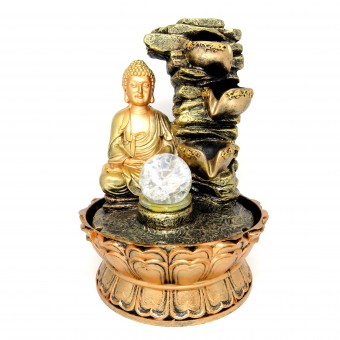 FONTE BUDA DOURADO 3 QUEDAS C/ BOLA BIVOLT