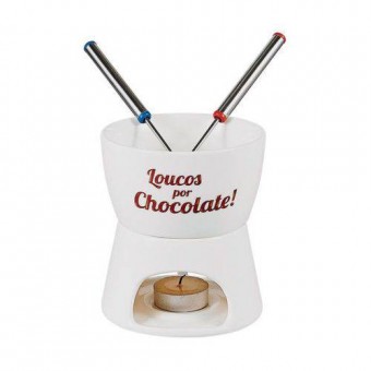 DMP4928 JG FONDUE 4PC PORCELANA