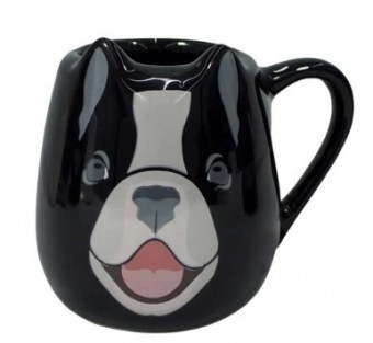 10024581 CANECA FORMATO 3D 400ML BULDOGUE   :SEM GTIN