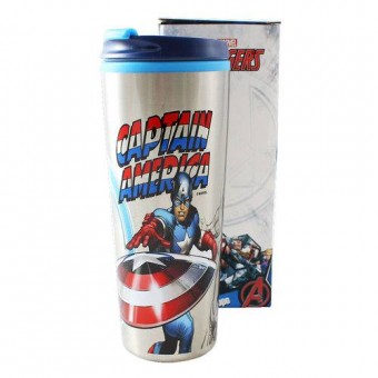 10022881 COPO VIAGEM C/TAMPA 450ML CAPITAO AMERICA.