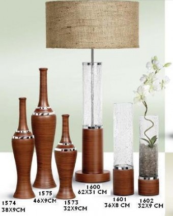 Vaso stilo peq wood brown