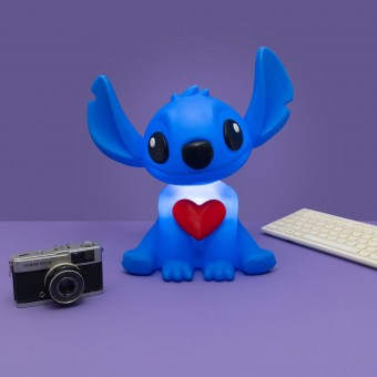 2516 Luminaria Stitch Coracao - Disney