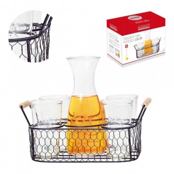 Cjps-011pt jarra leblon c copo pt jg 6pcs