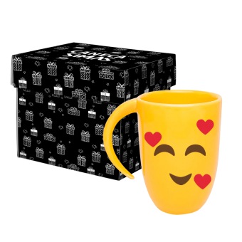 16621 CANECA FALL AMARELA - EMOJI CORACAO