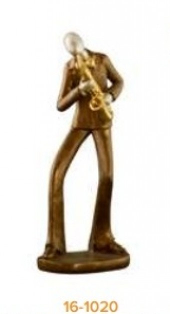 16-1020 ESTATUETA MUSICO SAXOFONISTA O