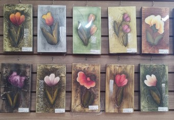 quadro tela flores