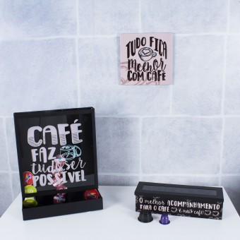 PT01.2883.LIS SUPORTE DE ACO DE MESA/PAREDE P/CAPSULAS TUDO E POSSIVEL