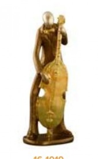 16-1019 ESTATUETA MUSICO VIOLONCELISTA