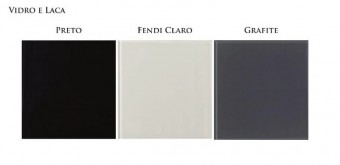 5524NM - Mesa Ipanema 1,35x1,35 com tampo giratório vidro FENDI CLARO