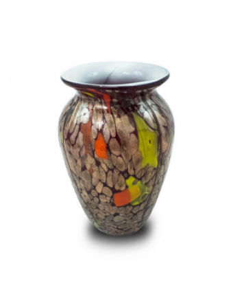 82 Vaso Decorativo Nakine Vidro Coral Preto 37X17X17