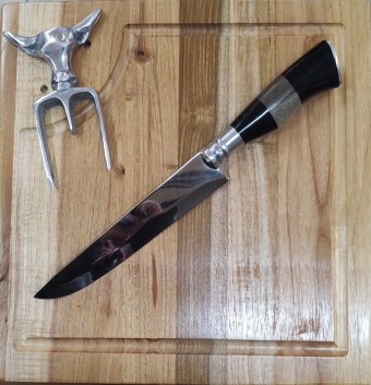 52 FACA AL 8 POL CABO CHIFRE/D