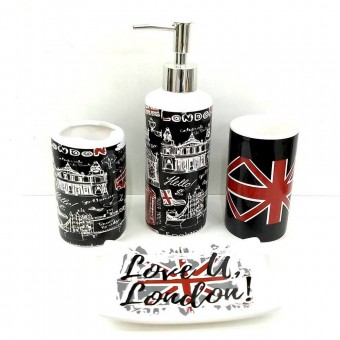 325 kit banheiro 4pc ceramica