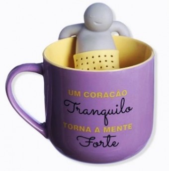 10024366 CANECA 350ML C/ INFUSOR P/ CHA AMIZADE VERDADEIRA   :SEM GTIN