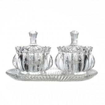 1484 BAND 2 BOMBON LIRICA - 21 X 13 X 10 (CRYSTAL GLASS)