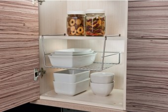 1121 organizador de armario/prateleira 46cm