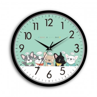 HM2295 RELOGIO DE PAREDE REDONDO BULLDOG