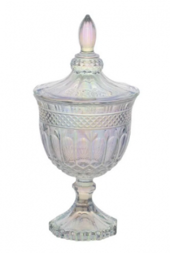 4488 potiche c pe 11,5x24cm  brandon cristal