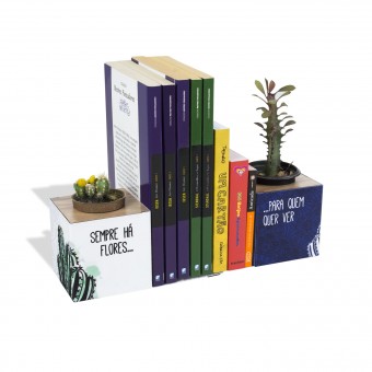 BR01.2973.FOS SUPORTE DE ACO P/LIVROS CACTOS