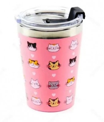 10024392 COPO VIAGEM SNAP 300ML I LOVE CATS   :SEM GTIN
