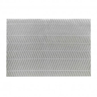 946606U Jogo Americano Tramado Prior Chicago Chevron Silver