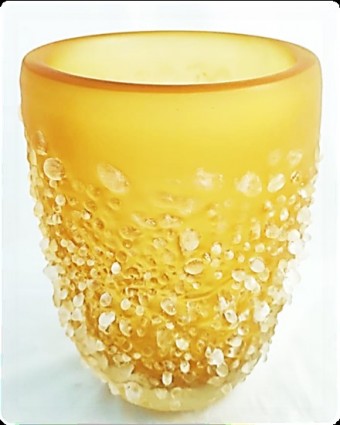 C1124 VASO PARTICULAS FOSCO / AMBAR 23X37 ALT