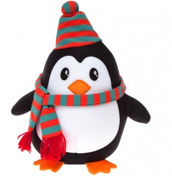 010061564 almofada  microperola animal  pinguim cachecol