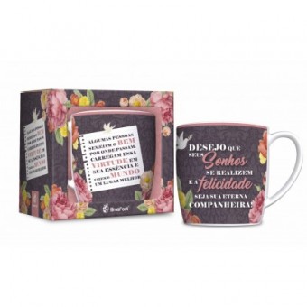 2991 CANECA PORCELANA URBAN 360ML - SEMEAR O BEM