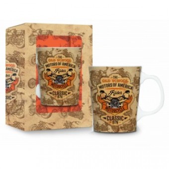 1386 CANECA PORCELANA PREMIUM - MOTOR CYCLE