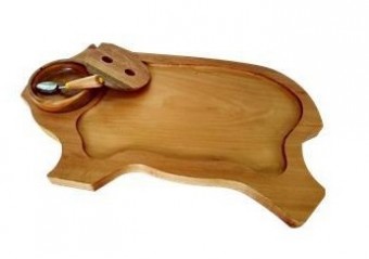 TABUA P/PORCO C/FARINHEIRA E COLHER