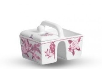 299.225 porta adocante arara floral rosa