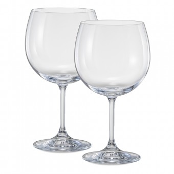 58602 Jogo de 2 tacas para gin tonica Anna em cristal ecologico 600ml A19cm