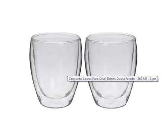 1399 jg copo 2pcs 260ml dupla parede vdr