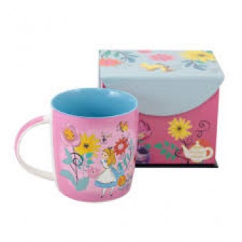 0100221650000001 CANECA 320ML ALICE FLORAL.Ean :7898475672296