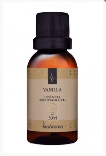 ESSENCIA HIDROSSOLUVEL 30ML VANILLA VIA AROMA