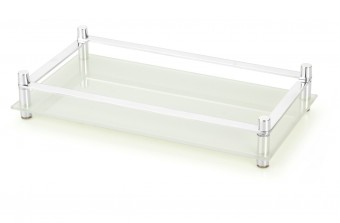 802765/B BANDEJA 160X300MM BRANCA PEROLIZADA F. COLLECTION