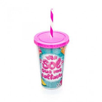 LY1606 COPO COM CANUDO E GLITTER TACIELE