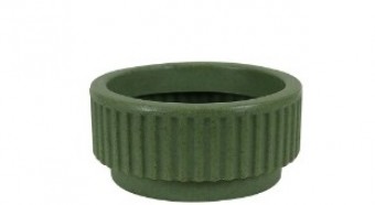 R.0980.020.010.53 VASO SP 27 - CILINDRO 20 X 10 CM  VERDE ARTSTONE